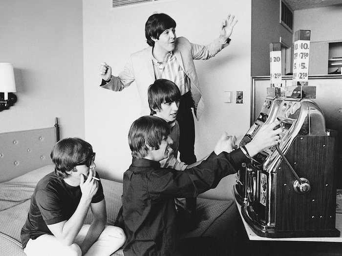 That same year, The Beatles visited Las Vegas, performing at the Las Vegas Convention Center in July 1964. The group got to gamble from the comfort of their room at the Hotel Sahara.