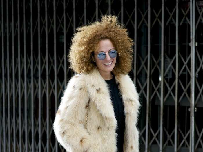 9. Vintage faux fur