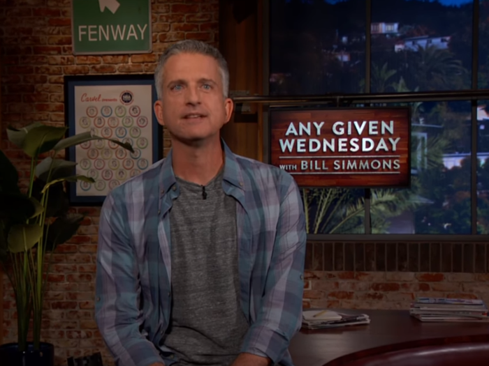 67. "Any Given Wednesday with Bill Simmons" (2016), one season