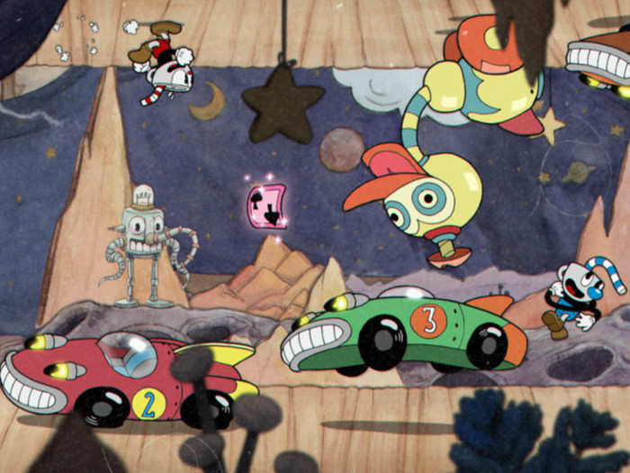 "Cuphead" is a 2D side-scroller. Remember "Super Mario Bros."? That