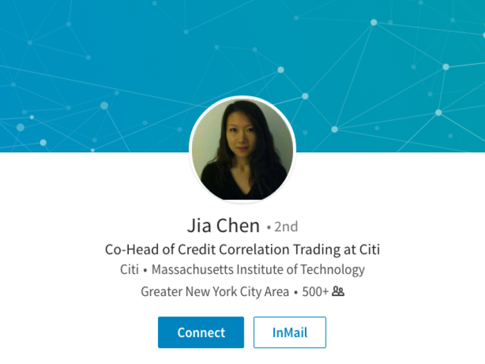 Jia Chen, 35, Citigroup