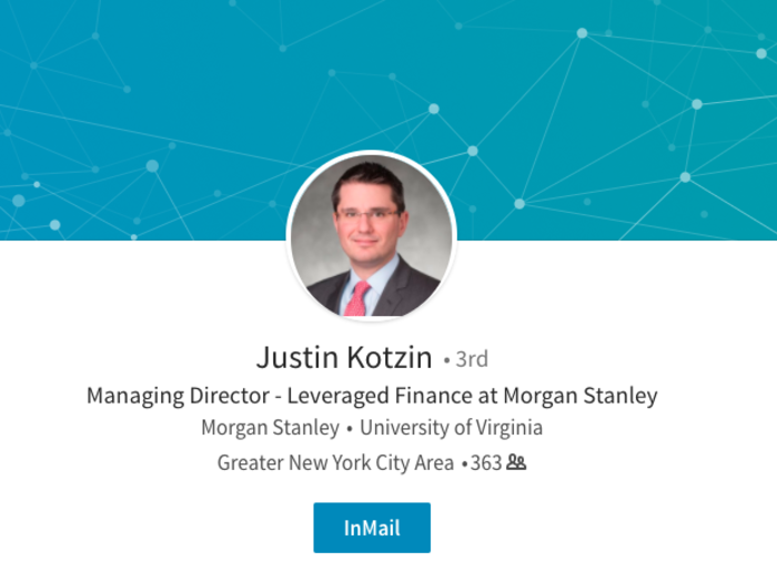 Justin Kotzin, 35, Morgan Stanley