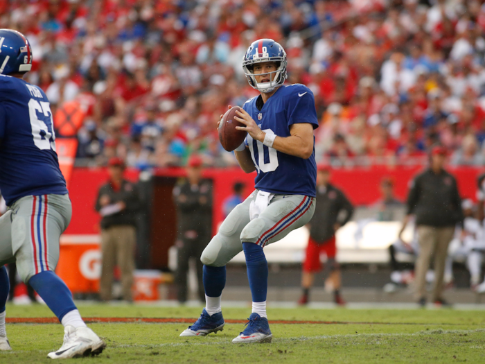 17. Eli Manning, New York Giants