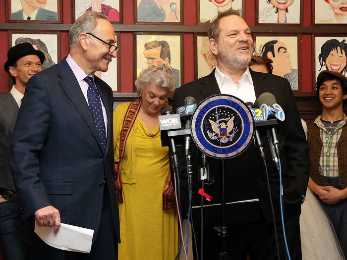 Weinstein supported causes, backed by Democrats, that he felt would help the arts and advance the progressive agenda.