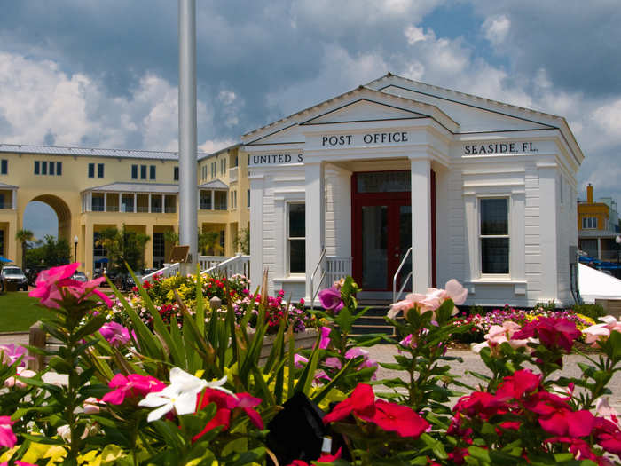 The central square in Seaside, Florida.