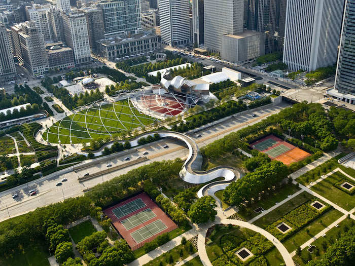 Millennium Park in Chicago, Illinois.