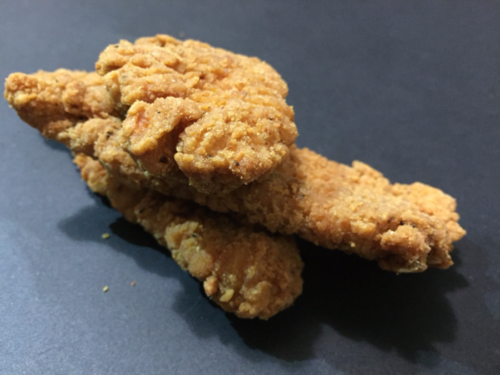 Sauce becomes an important part of the meal with the tenders. Though they are fine without, the sauce elevates the tenders to another level.