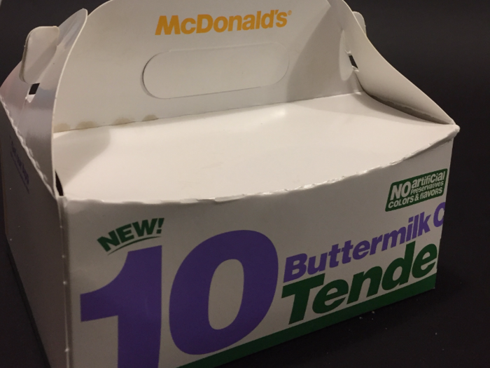 We got a 10-pack of the tenders for $9.10 from a McDonald