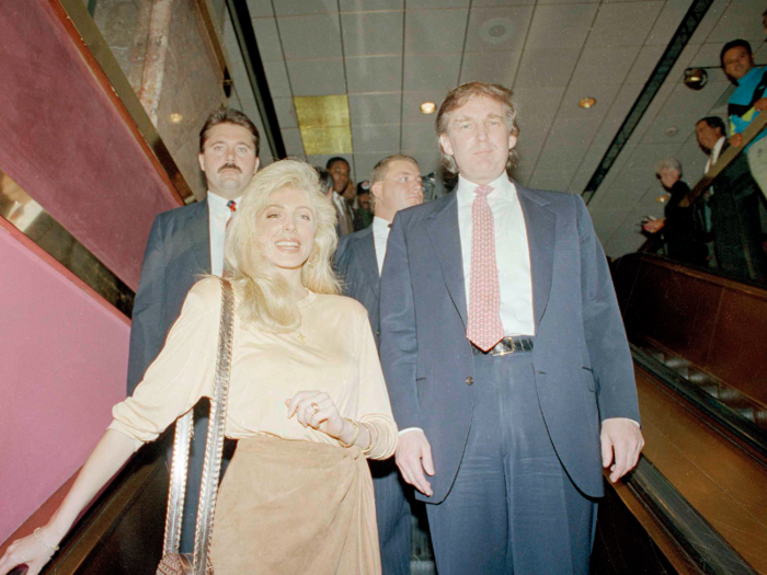 Ivana met Maples — and had her suspicions about her husband
