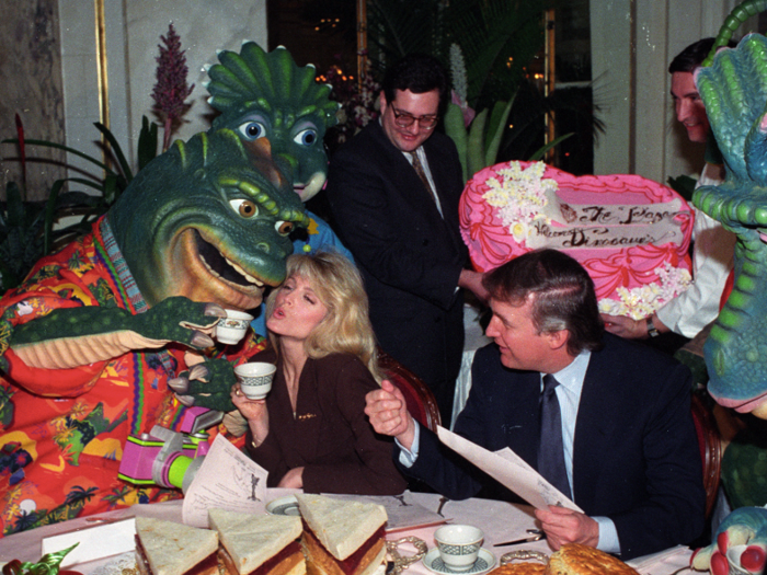 However, while Donald outwardly praised Ivana at the time, he was having an affair with another woman: Marla Maples.