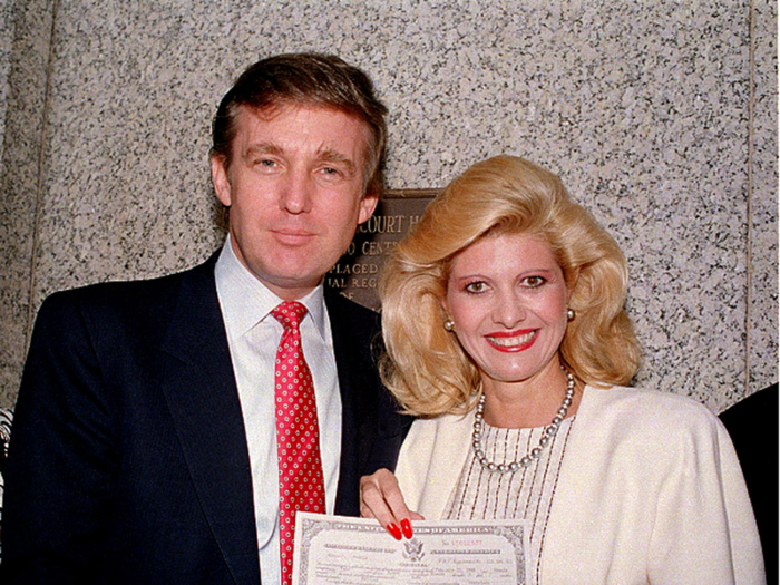 She and Donald Trump — then a young real estate developer — were married 1977.
