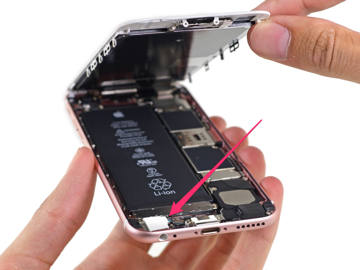 The iPhone 6s phones have a headphone jack, while the iPhone 7, iPhone 8, and iPhone X do not.