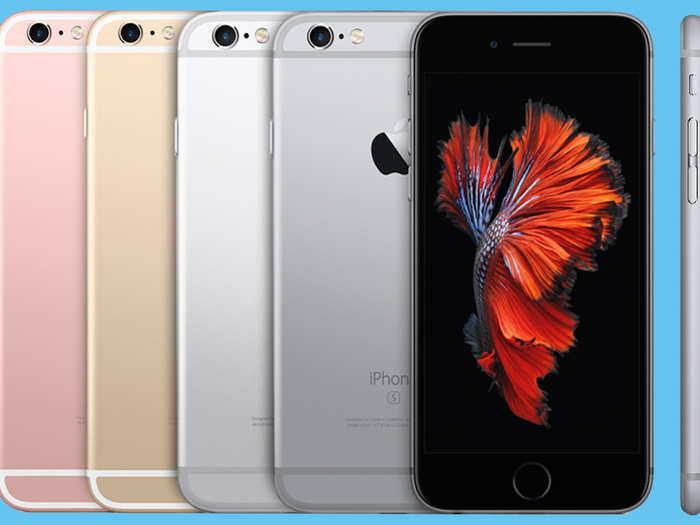 The iPhone 6s phones come in a color that