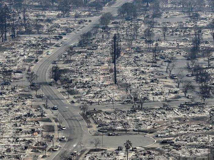 About 8,000 people lived in Coffey Park and a neighboring subdivision.