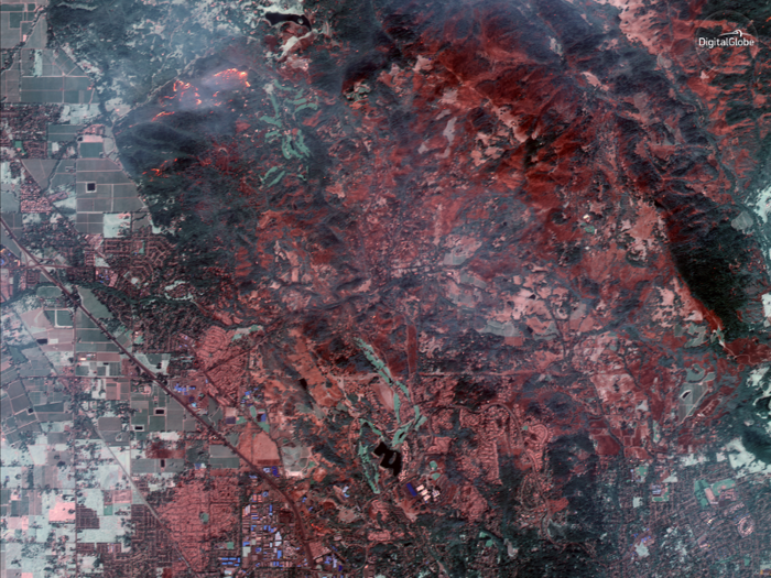 Satellite images provide a different view. DigitalGlobe, a satellite-imaging company, released some of the first close-up views of the disaster from orbit. Here