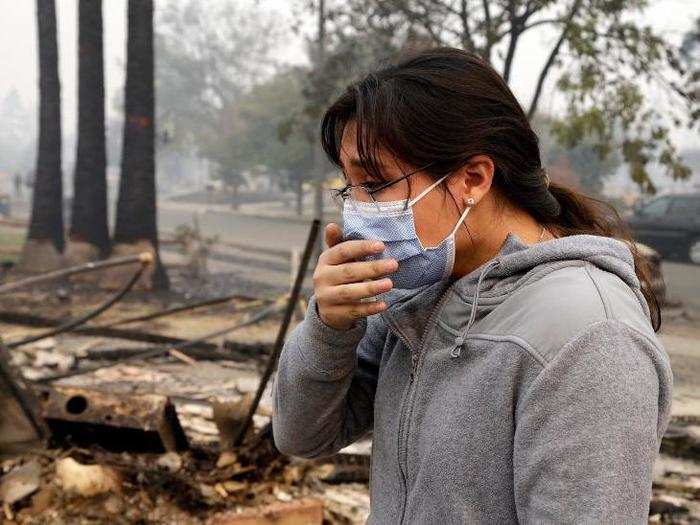 As the hot zones cool and smoke clears, residents have begun to return to Coffey Park.