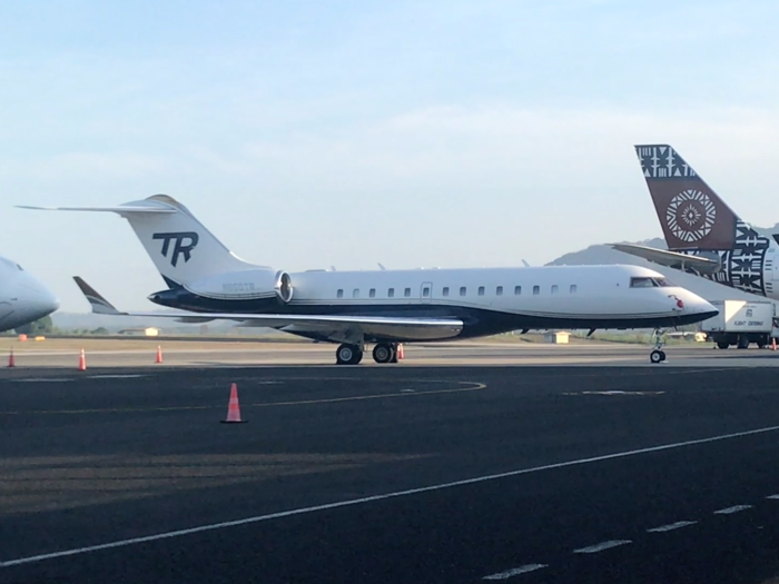 Robbins began chartering private flights in his 30s, but in 2015 he finally bought his own jet, a preowned Bombardier Global Express XRS.