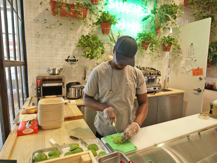 Restaurants and coffee shops are also popping up in Industry City, including Avocaderia, which serves avocado on everything from toast to smoothies.