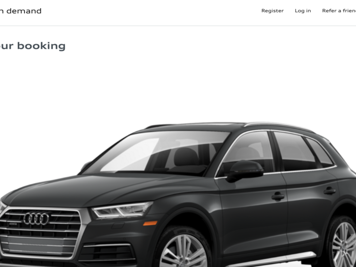 On a whim, I decided to check Audi On Demand