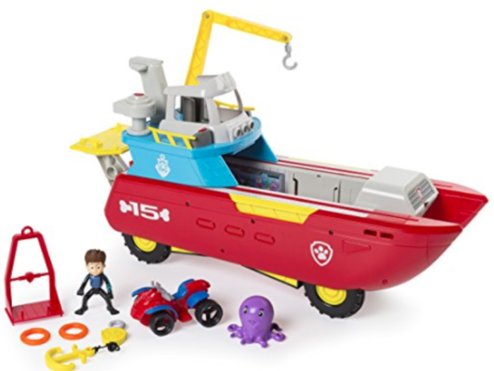 13. Paw Patrol Sea Patroller Transforming Vehicle with Lights and Sounds