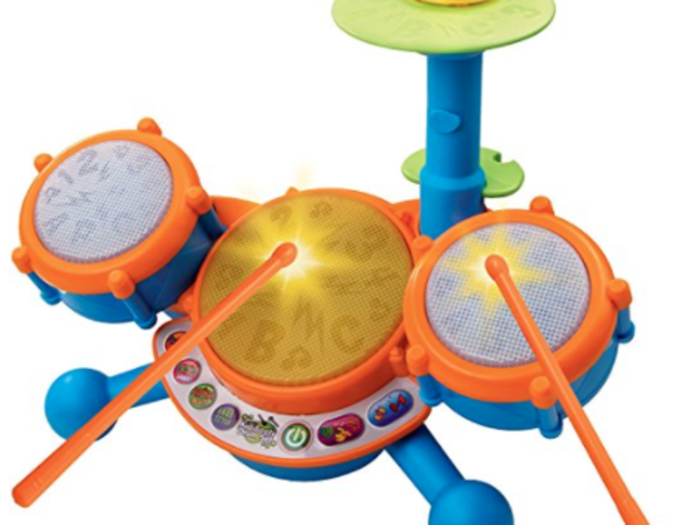 15. VTech KidiBeats Kids Drum Set