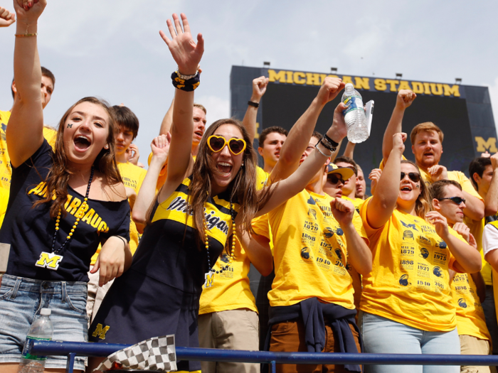 7. University of Michigan: 7 graduates