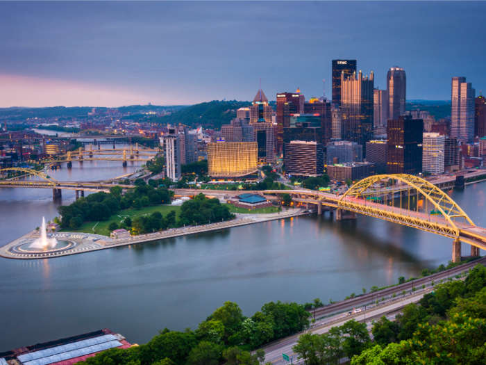 5. Pittsburgh, Pennsylvania