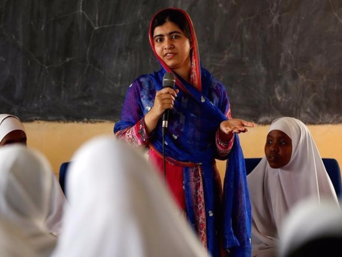 Yousafzai grew up in the Swat Valley in Northwest Pakistan. The Taliban took control of the area in 2007. She defied the ban preventing women from attending school: "I just could not imagine a life limited to the four walls of my house and never be myself."