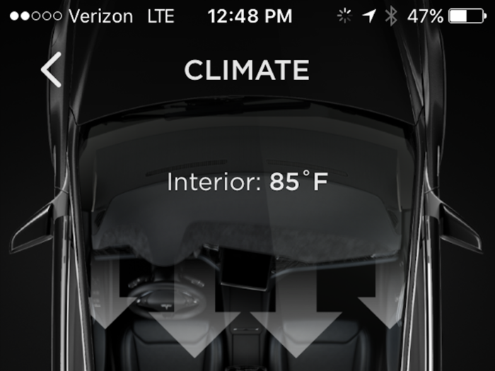 ... the app can manage climate controls ...