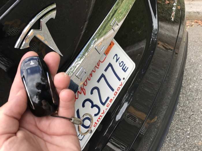 The Tesla fob ... looks like a Tesla!