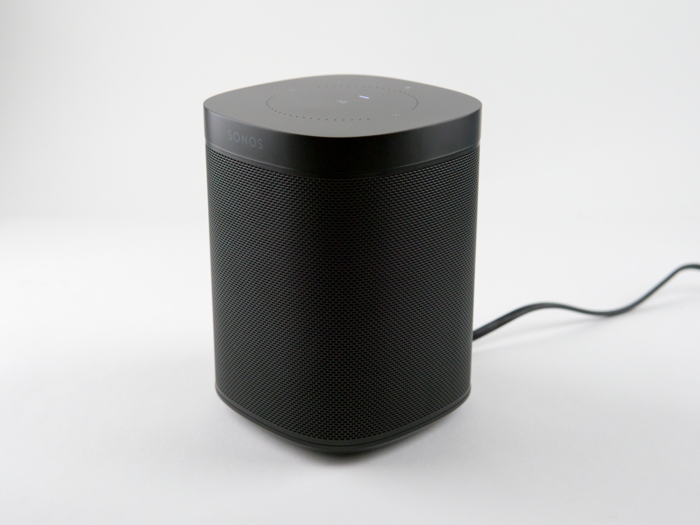 The Sonos One produces great sound.