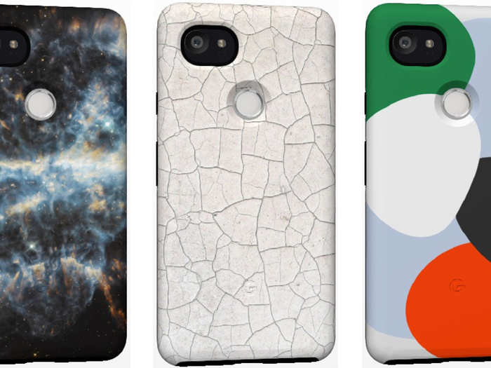 Google also offers these cool art cases. Theses cases come in a wide range of colors and prints, from space to abstract themes.