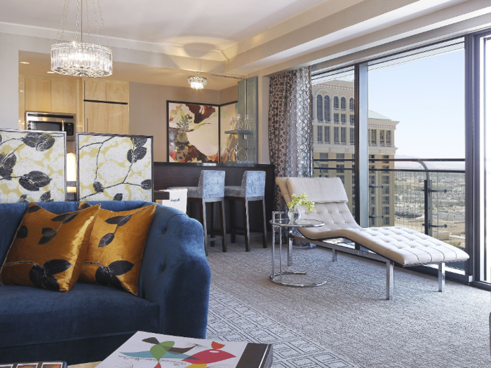 The Cosmopolitan Las Vegas spent millions of dollars redesigning its highest floors, turning them into 21 penthouse suites, completed earlier this year.