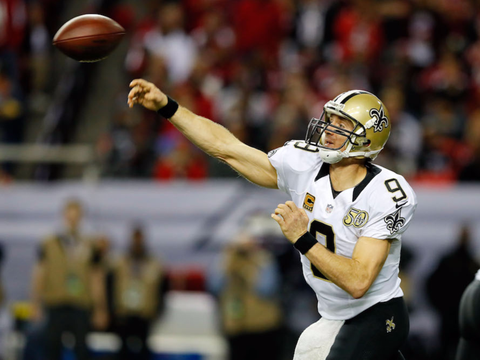 4. Drew Brees, New Orleans Saints