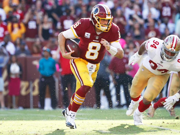 8. Kirk Cousins, Washington Redskins