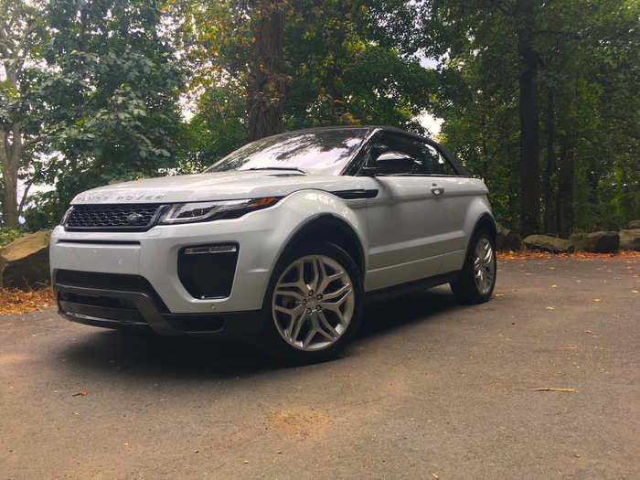 The Range Rover Evoque Convertible is the third body style to join the Evoque lineup after ...