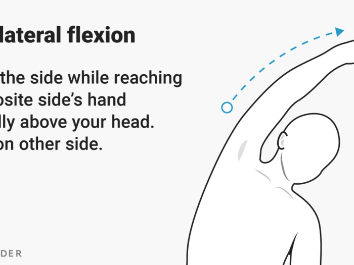 The trunk lateral flexion will give the sides of your torso a great stretch.