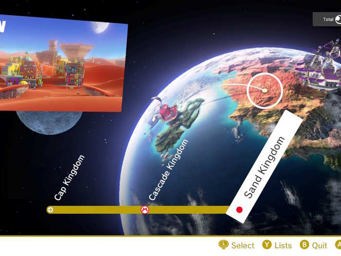 "Super Mario Odyssey" seems gigantic.