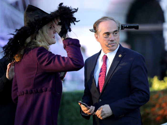 Even Secretary of Veterans Affairs David Shulkin participated in the festivities, in costume.