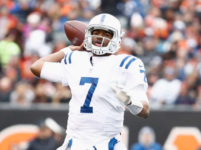 Brissett was traded to the Indianapolis Colts prior to the start of the 2017 season for wide receiver Phillip Dorsett. Brissett has served as the Colts