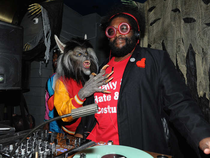 Questlove spun records.