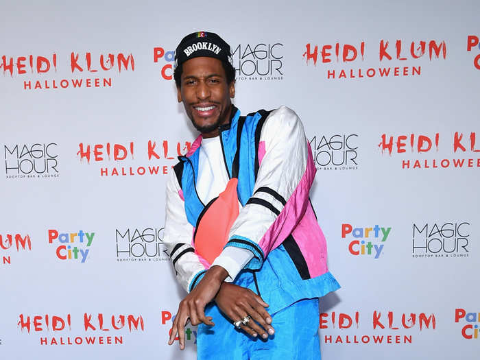 Musician Jon Batiste had 1980s vibes.