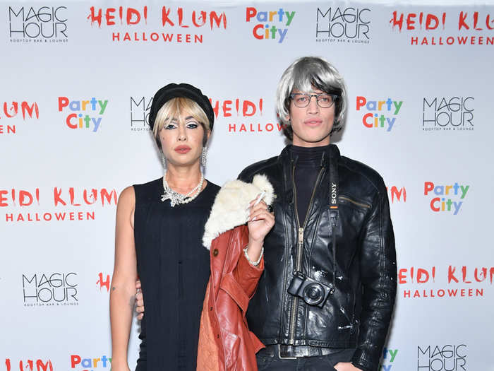 Actress Jackie Cruz and boyfriend Fernando Garcia had a 1970s, Andy Warhol-inspired look.