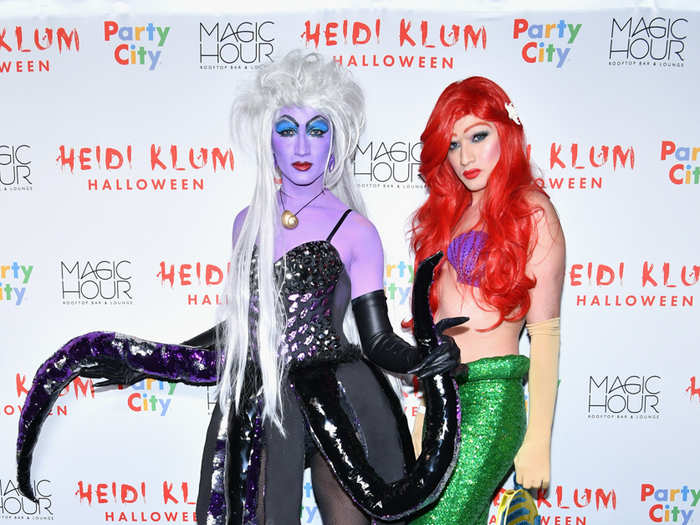 Jesus Estrada and Antonio Estrada came as Ursula and Ariel of "The Little Mermaid."