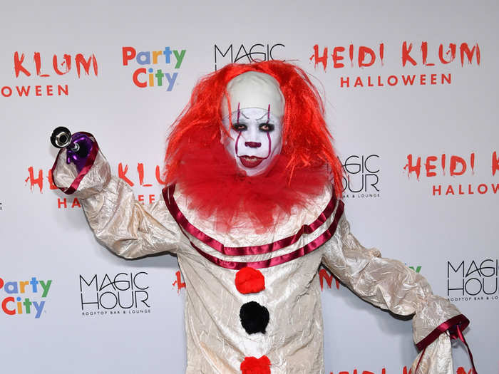 Kyle Hagler came as the "It" clown, Pennywise.