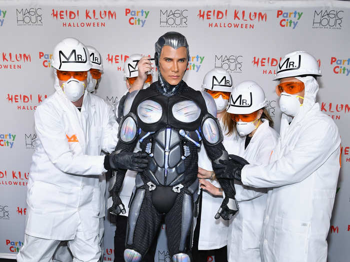 Jay Manuel arrived as a bionic man.