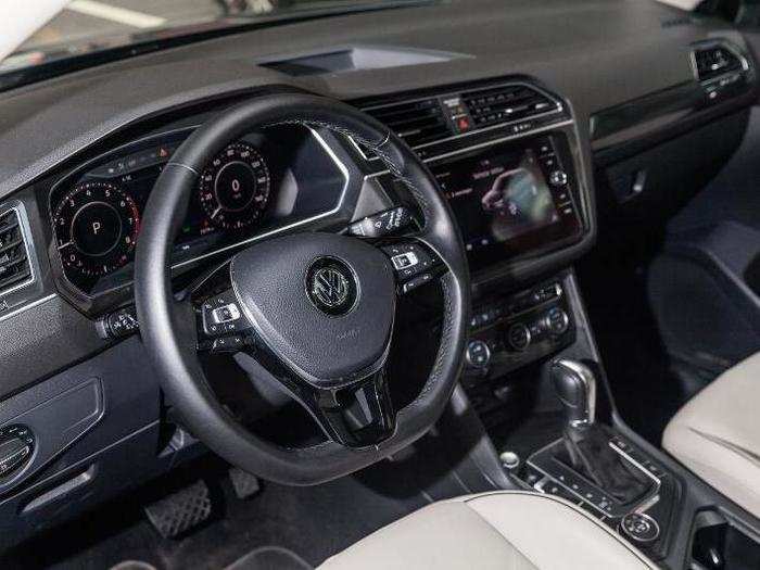 Inside, the Tiguan