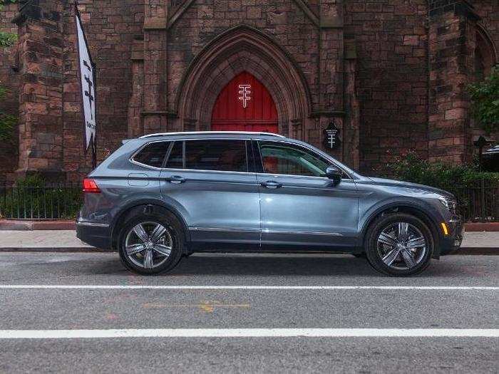 The first thing you notice about the new Tiguan is its size. The new car is nearly a foot longer than the outgoing model.