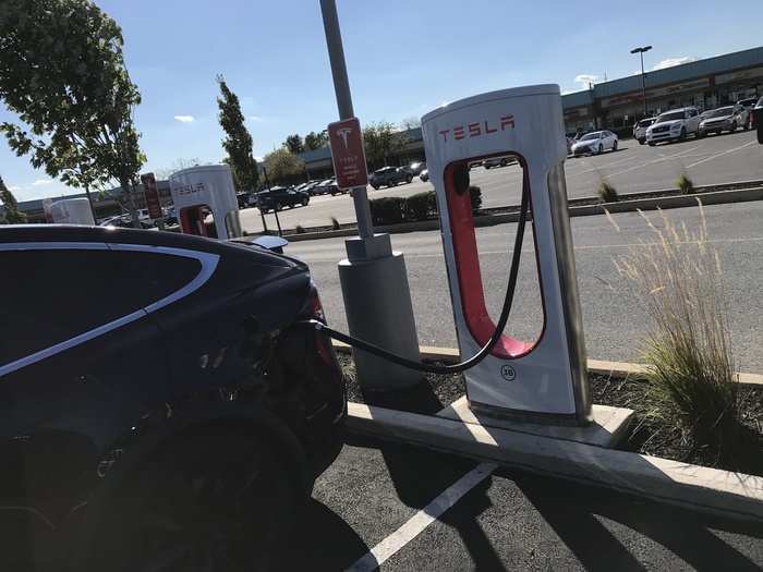 The Model X can access Tesla