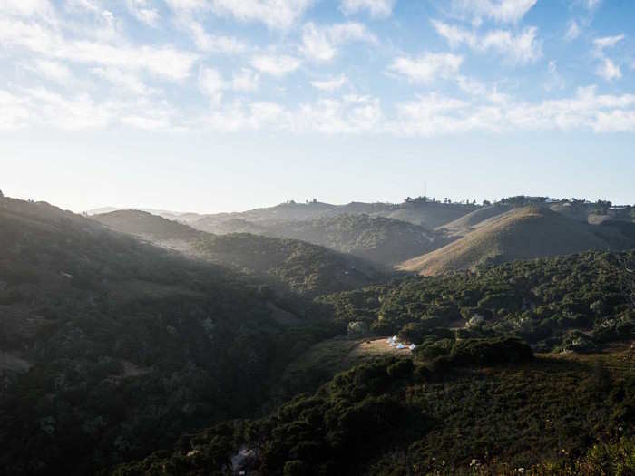 At the suggestion of a construction manager, he pitched a tent and decided to stay a few nights in order to get a feel for the land and an understanding of what made it special.